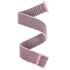 Watchband Compatible with Garmin vivosmart HR ONLY Replacement Bands - Woven Nylon Strap with Hook and Loop - Regular (12#)