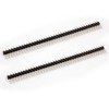 sourcing map 2 Pcs 1x40 Pin 2.54mm Pitch Single Row