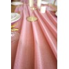 Lookein 10 Feet Dusty Rose Chiffon Table Runner Sheer Wedding