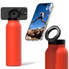 Insulated Water Bottle Compatible Magsafe Water Bottle with Phone Holder,Stainless