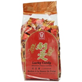 GARDEN Lucky Candy () Strawberry Flavor 350g - (Pack of 6)