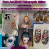 HISUNBEN Biodegradable Chunky Glitter for Face & Body - 12