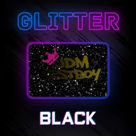 20"x480" (1.66FTx40FT) Black Glitter Heat Transfer Vinyl Best HTV for Silhouettee Cameo and Cricut Sheet DIY Iron On Heat Press T-Shirt Clothes and Other Textiles