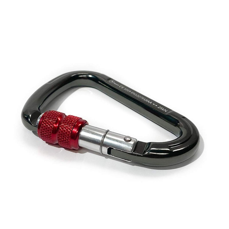 Psychi 25KN HMS Twist Lock Screwgate Carabiner Karabiner for Rock