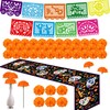 Decoraciones para el Día de los Muertos y Ofrenda para