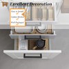 Probrico (6 Pack) Square Black Cabinet Handles 5 Inch(128mm) Hole