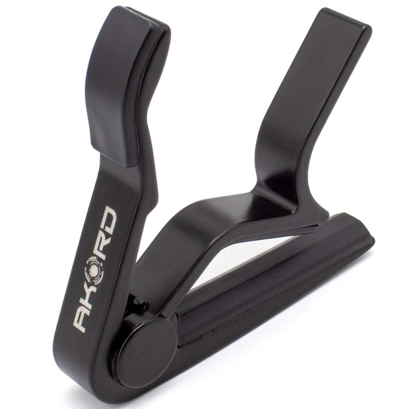 AKORD Quick Change Single-Handed Guitar Capo Plus 5 picks -