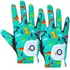 Golf Gloves Kids Left/Right Hand 2 Pack, Breathable Boys Girls