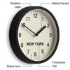 JONES CLOCKS® New York Time Zone Wall Clock | Small