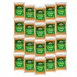 Rani Crushed Peanut Chikki (Brittle Candy) 3.5oz (100g) x Pack of 20 ~ All Natural | Vegan | No colors | Gluten Friendly | Kosher | Indian Origin