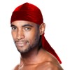 Beauty Town Velvet Long Tail Durag for 360 Waves Soft