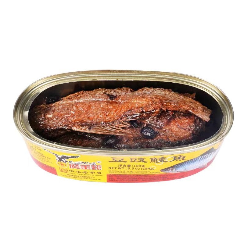 Eagle-Coin 6 Pack Dace (Fried & Whole) w/Salted Black Bean