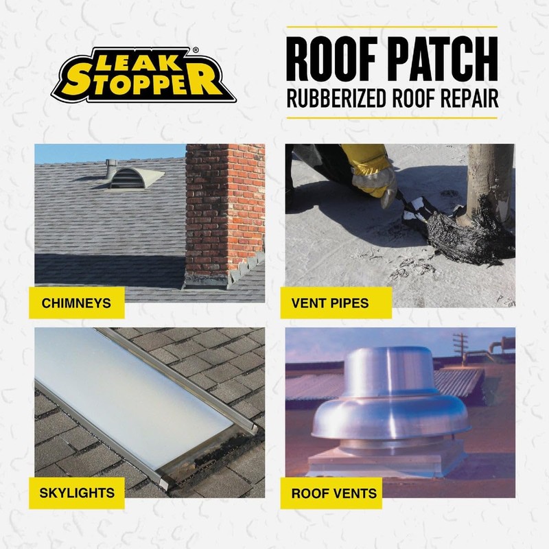 Gardner-Gibson Leak Stopper Rubberized Roof Patch 1 Gallon | 100%