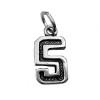 Unbranded Sterling Silver Charm - Jersey Number 5