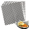 Hslife 100 Sheets Checkered Dry Waxed Deli Paper Sheets, Paper