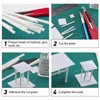 OLYCRAFT 40pcs 4 Size ABS Plastic Square Tube 3/4/5/6mm White