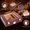 BAIHILIU Cigar Humidor for 20-30 Cigars, Glass Top Cigar humidor