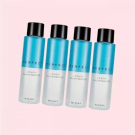 Missha 미샤 4개 퍼펙트 립앤아이 메이크업 리무버 155ml 4584876 Missha Perfect Lip & Eye Makeup Remover 155ml