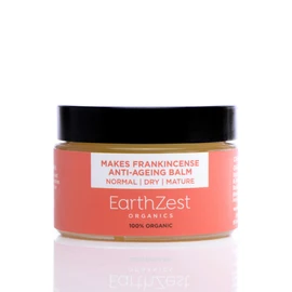 Anti-ageing Frankincense Night & Day Cream for Normal Dry Dull Mature Skin by EarthZest Organics. 100% Organic, Natural & Certified Vegan. NO synthetics or water, highly concentrated and long-lasting