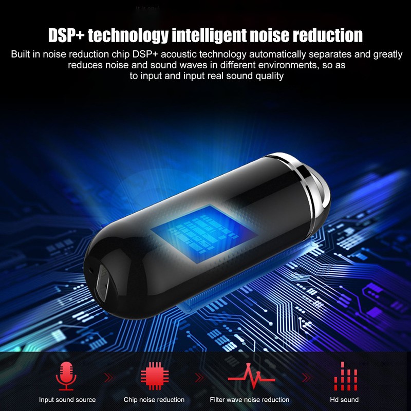Voice Activated Recorder Stylish Multifunction Intelligent HD Noise Reduction Digital