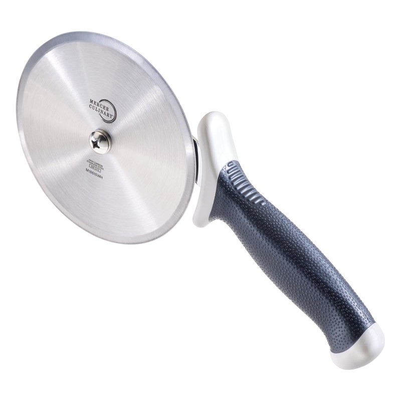 Mercer Culinary Millennia Pizza Cutter with White Handle, 5 Inch