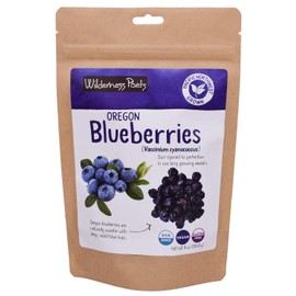 Wilderness Poets Oregon Blueberries (Sweetened with Apples) - Whole, Dried, Fruit (8 Ounce - 227g)