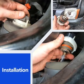 Headlight Bulb Retainer Ring 26029-0Z800 Compatible with Nissan Frontier 2005-2019 Pathfinder 2005-2012 Xterra 2005-2015 Part Number 260290Z800