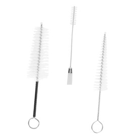 Levemolo 3pcs Saxophone Cleaning Brush with Bristles for Alto Sax Clarinet Flute Mouthpiece Care Compact Scratch Design for Thorough Instrument Maintenance