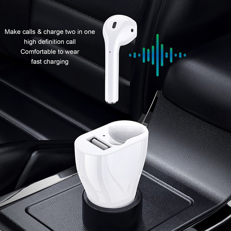 Vehiclemounted Car Charging Bluetooth Headset 5.0 Business Wireless Unilateral Earphone