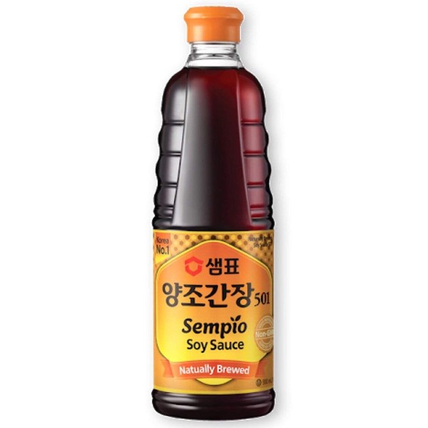 Sempio Naturally Brewed Soy Sauce 501, 31.4 Fl Oz (930mL)