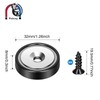 Wukong Black Pot Magnets 4 Pieces 32 x 8 mm