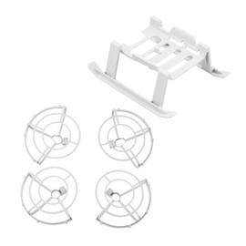 Alasum 1 Set Increased Foot Protection Ring Accessories Shielding Rings Propeller Protection Cover Mini 2 Propeller Guard Landing Gear Height Extender Bumper Plastic Blade Mini2 White