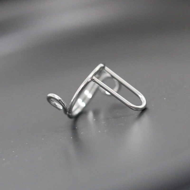 Byttlerom 10 Pieces Sets Thin Nail Rings for Ladys Daily