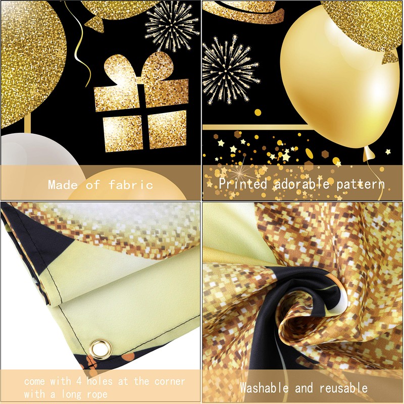 77th Happy Birthday Banner - Decorations for Men - Party