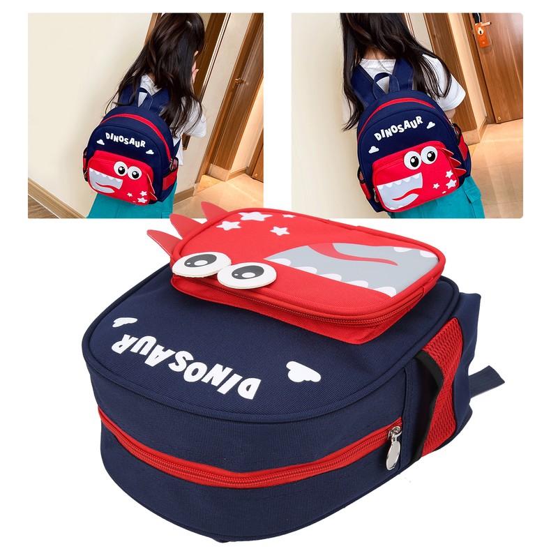 Baby School Bag Dinosaur Cartoon Backpack Cute Kindergarten Schoolbag Shoulder