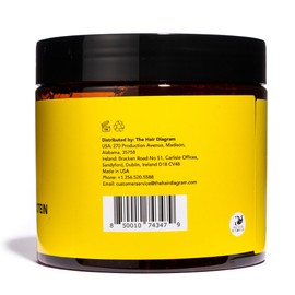 The Hair Diagram - Ashley Marie Curly Coils Styling Gel with Wheat Protein & Argan Oil - Nourishing Natural Ingredients - Moisturizing Gel For Curly Hair - Color Safe - Paraben & Sulfate Free - 12oz