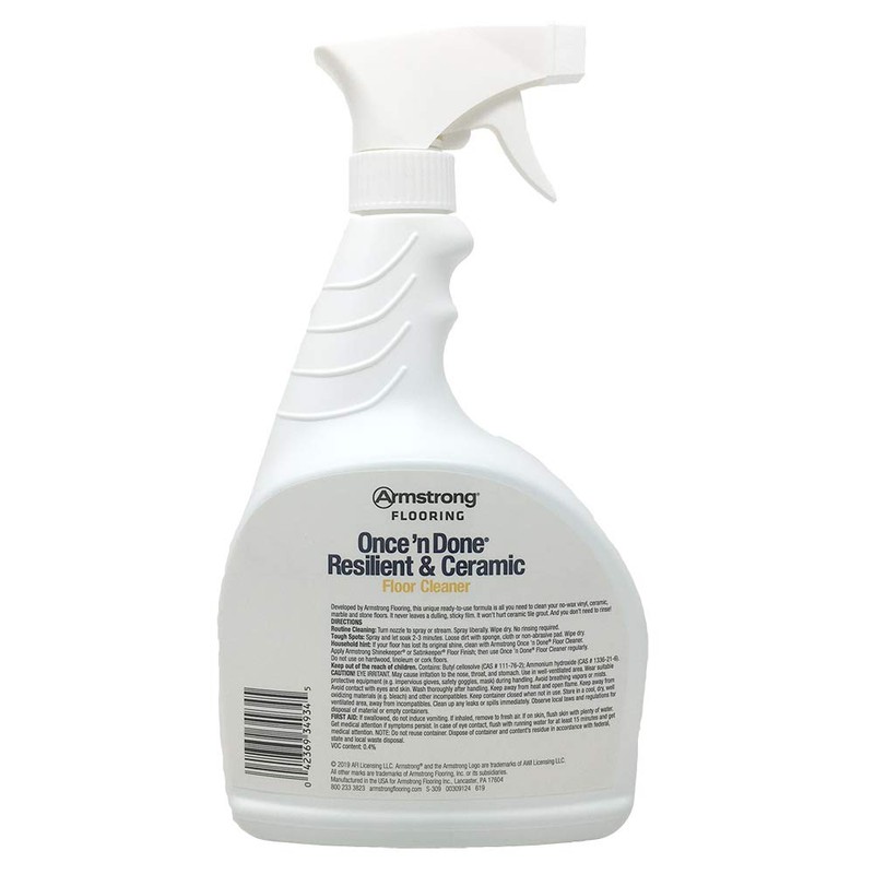 Armstrong Once 'N Done Resilient & Ceramic Floor Cleaner Spray
