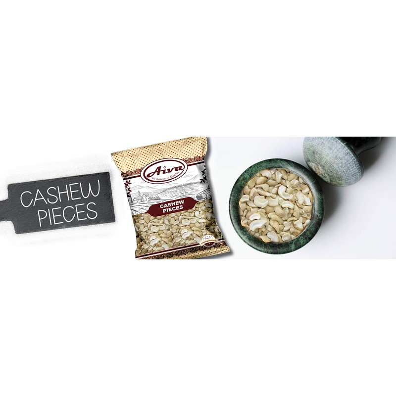 Cashew Pieces, Large, Raw, 10# Bulk