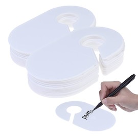 Bymivofun Pack of 10 Clothes Racks Size Dividers Baby Adult Wardrobe Clothes Sizes Divider for Clothing Size Differentiation Clothing