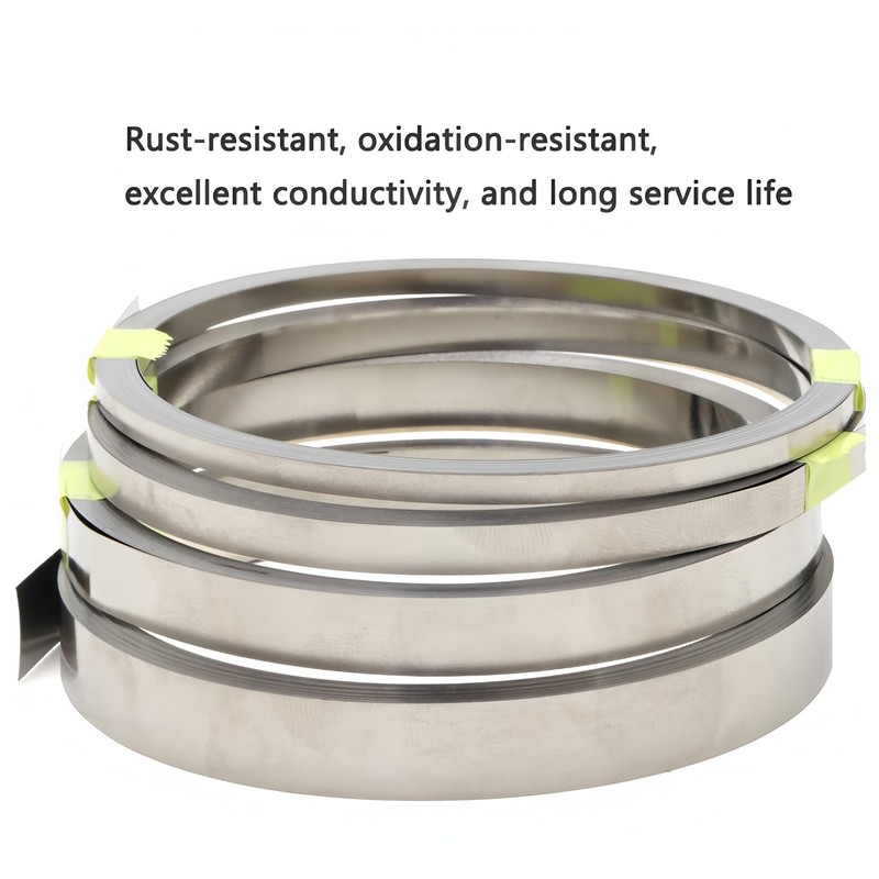 99.6% Pure Nickel Strip, 0.008"x1.18"x196.9" (0.2x30x5000mm), Thick Nickel Strips for