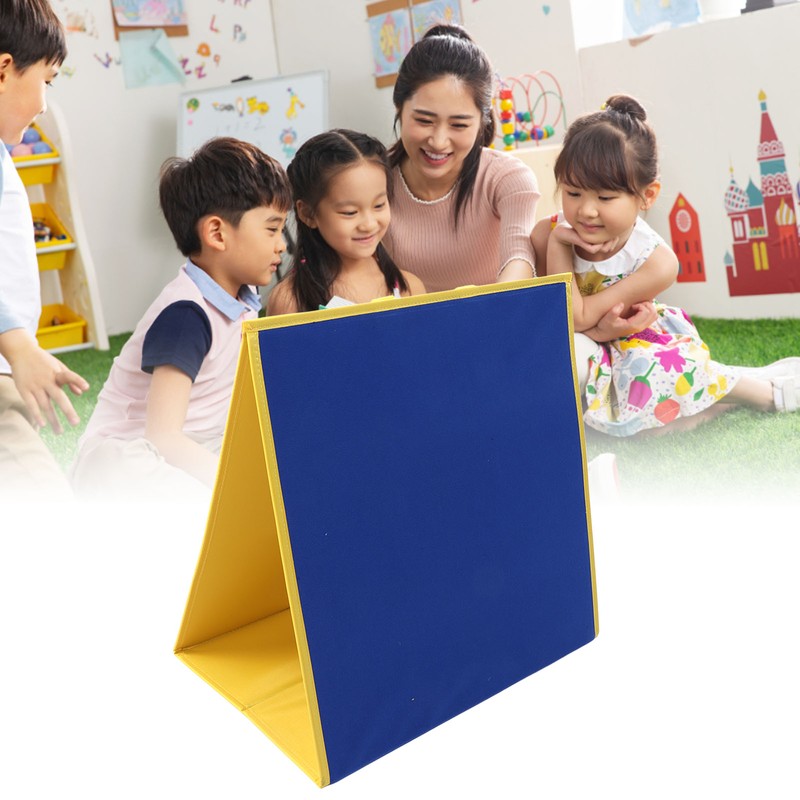 Foldable Felt Flannel Board Educational Freestanding Double Sided Portable Teaching