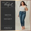 Angels Forever Young Women's Everflex Curvy Belted Bootcut Mid-Rise Jeans
