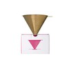ATHIA GOLDEN DRIPPER, STAINLESS STEEL COFFEE FILTER, PAPERLESS FILTER, REUSABLE