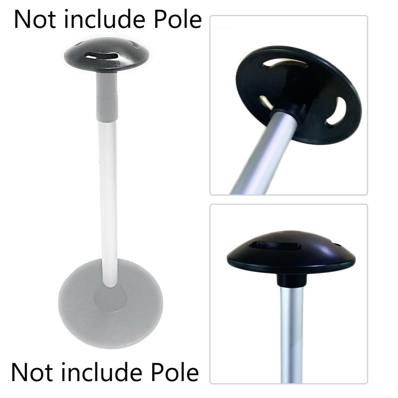 Boat Cover Support Pole Mushroom Cap - 5" Plastic Top