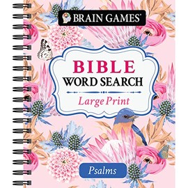 Brain Games - Large Print Bible Word Search: Psalms
