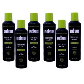 Soothing Aloe Shave Gel Men Shave Gel by Edge, 7 Oz. (Pack of 6)