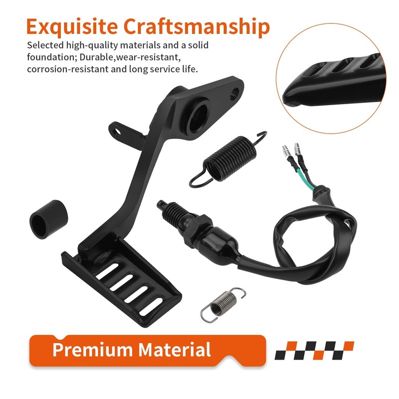 Rear Brake Lever Pedal w/Switch Sensor For Honda CB300F CBR250R