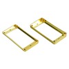 2PCS Guitar Pickup Frame Metal Bridge and Neck Pickups Cover
