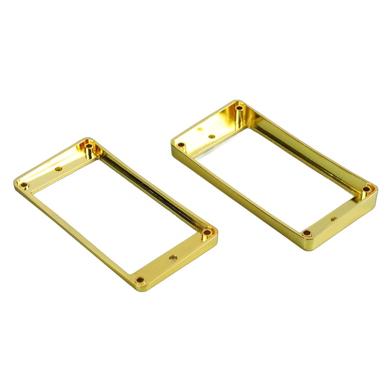 2PCS Guitar Pickup Frame Metal Bridge and Neck Pickups Cover