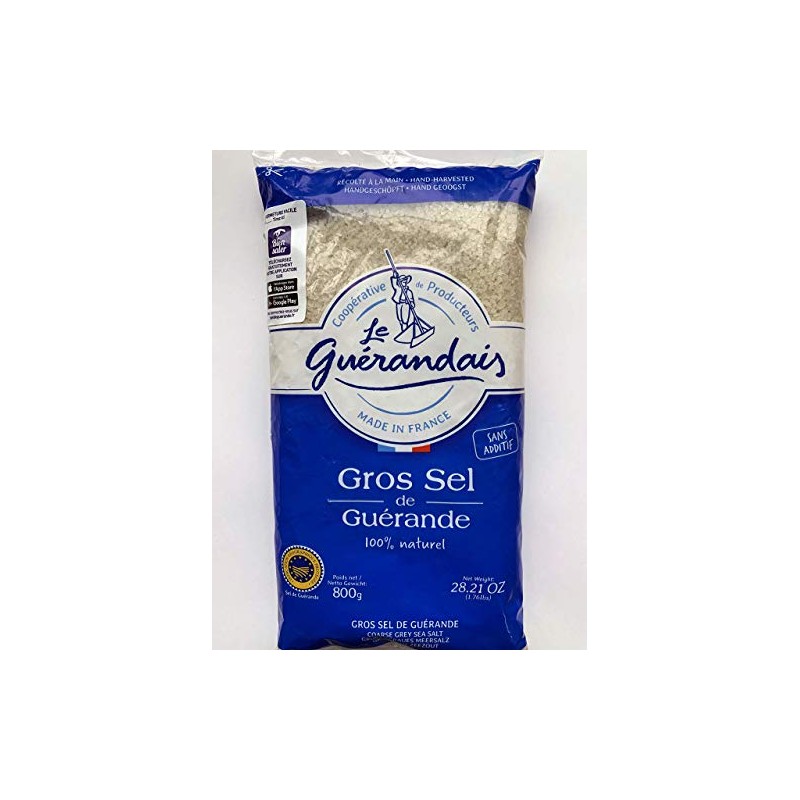 Le Guerandais Coarse Sea Salt Gros Sel De Guerande, 28.21